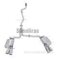 304 Stainless Steel exhaust for AUDI B8 A4